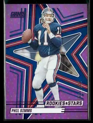 2025 Panini Rookies & Stars Phil Simms #43 Purple SN #/999 New York Giants