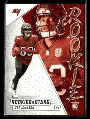2025 Panini Rookies & Stars Tez Johnson #184 Rookie Exclusive RC Buccaneers - Football Card Single