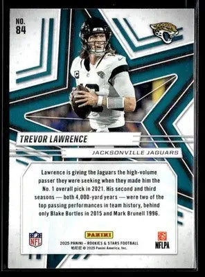 2025 Panini Rookies & Stars Trevor Lawrence #84 Jacksonville Jaguars - Football Card Single