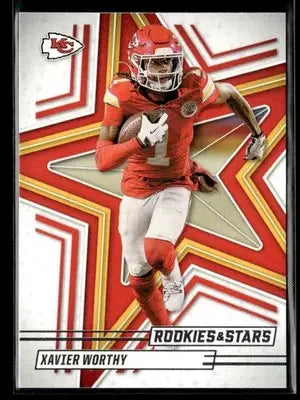 2025 Panini Rookies & Stars Xavier Worthy #9 Kansas City Chiefs - Football Card Single