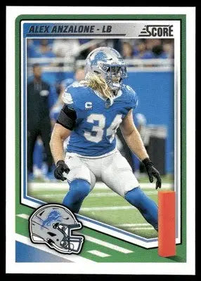 2025 Panini Score Alex Anzalone #92 Football - Football Card Single