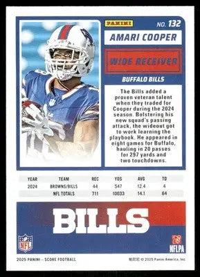 2025 Panini Score Amari Cooper #132 Football - Football Card Single