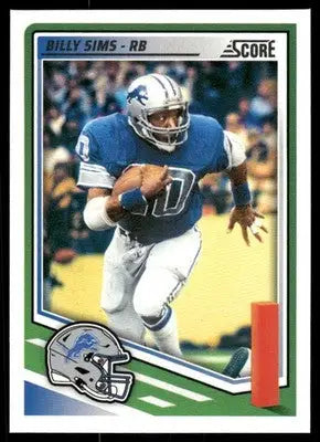 2025 Panini Score Billy Sims #233 Football - Football Card Single