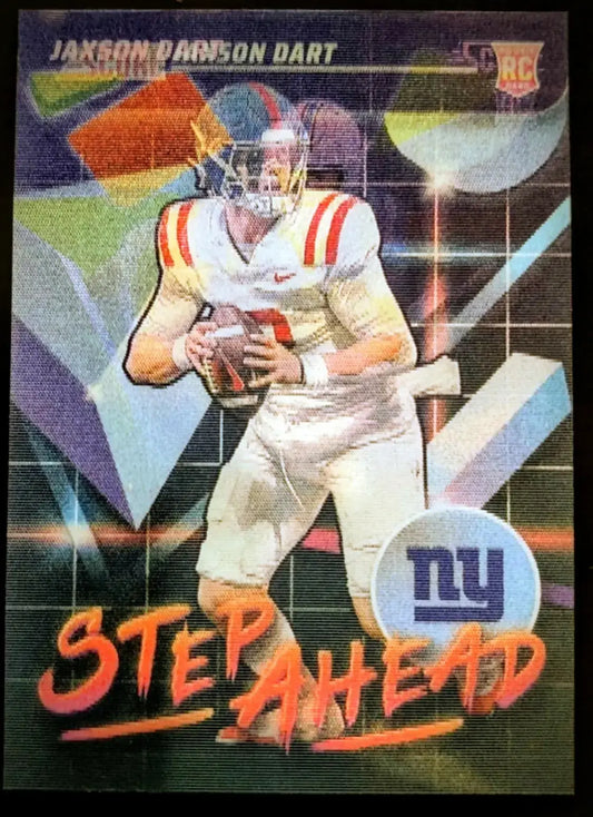 2025 PANINI SCORE CASE HIT ULTRA RARE SSP STEP AHEAD JAXSON DART RC - Football Card Single