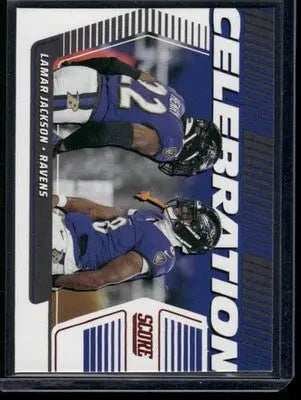 2025 Panini Score Celebration Lamar Jackson #CLJA Football