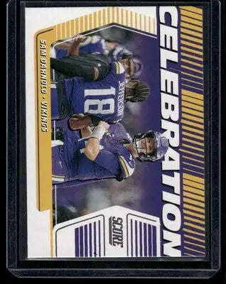 2025 Panini Score Celebration Sam Darnold #C5DA Football - Football Card Single