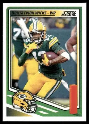 2025 Panini Score Dontayvion Wicks #292 Football - Football Card Single