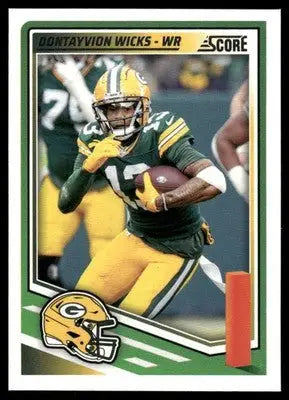 2025 Panini Score Dontayvion Wicks #292 Football - Football Card Single