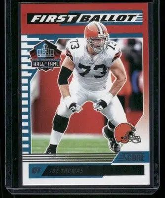 2025 Panini Score First Ballot Joe Thomas #No. 6 Football - Football Card Single