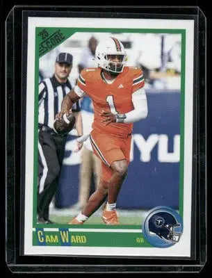 2025 Panini Score Football Cam Ward #4 Football - Football Card Single