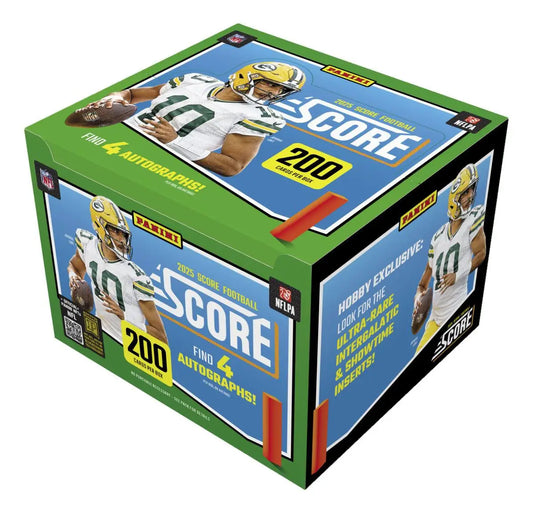 2023 Score Football trading cards box from 2025 Panini Score Football Hobby Box