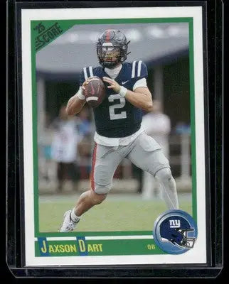 2025 Panini Score Football Jaxson Dart #9 Football - Football Card Single