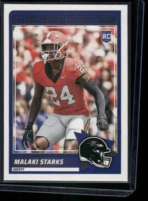 2025 Panini Score Football Malaki Starks #24 RC Football - Football Card Single