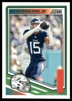 2025 Panini Score Football Nick Westbrook-Ikhine #29 Football - Football Card Single