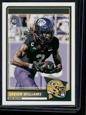 2025 Panini Score Football Savion Williams #54 RC Football - Football Card Single