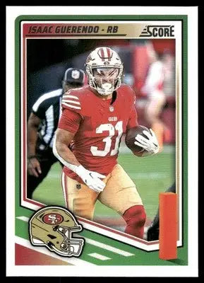 2025 Panini Score Isaac Guerendo #259 Football - Football Card Single