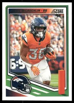 2025 Panini Score Jaleel McLaughlin #54 Football - Football Card Single