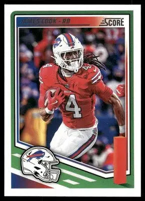 2025 Panini Score James Cook #124 Football - Football Card Single