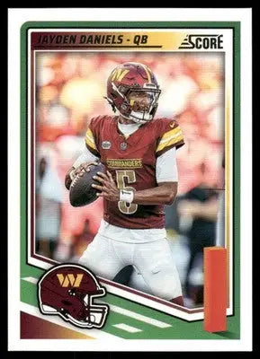 2025 Panini Score Jayden Daniels #195 Football - Football Card Single