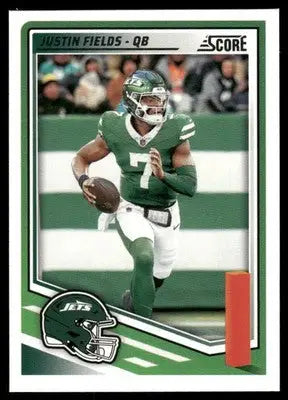 2025 Panini Score Justin Fields #210 Football - Football Card Single