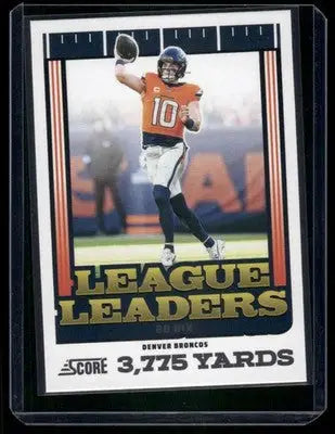 2025 Panini Score League Leaders Bo Nix #11 Football - Football Card Single