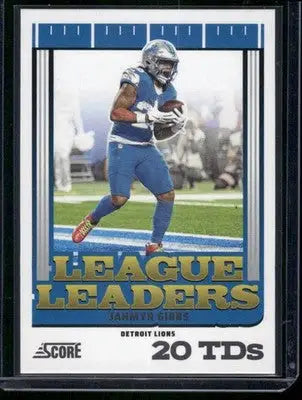 2025 Panini Score League Leaders Jahmyr Gibbs #5 Football - Football Card Single