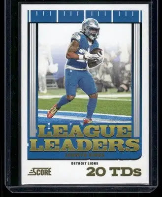 2025 Panini Score League Leaders Jahmyr Gibbs #5 Football - Football Card Single