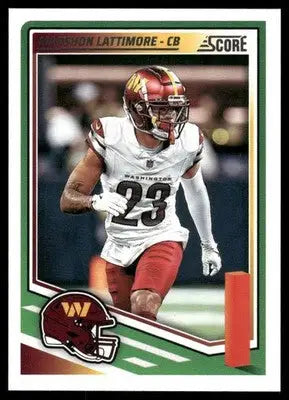 2025 Panini Score Marshon Lattimore #165 Football - Football Card Single