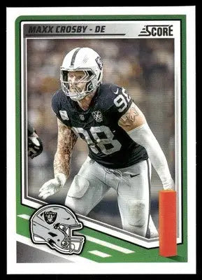 2025 Panini Score Maxx Crosby #206 Football - Football Card Single