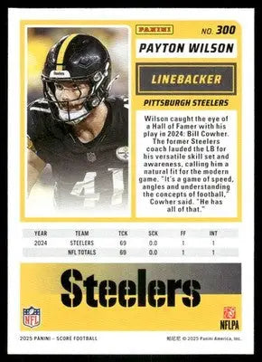 2025 Panini Score Payton Wilson #300 Football - Football Card Single