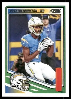2025 Panini Score Quentin Johnston #130 Football - Football Card Single