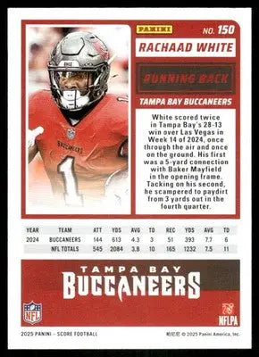2025 Panini Score Rachaad White #150 Football - Football Card Single