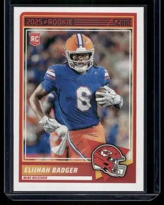 2025 Panini Score Rookie Elijhah Badger #69 RC Football - Football Card Single