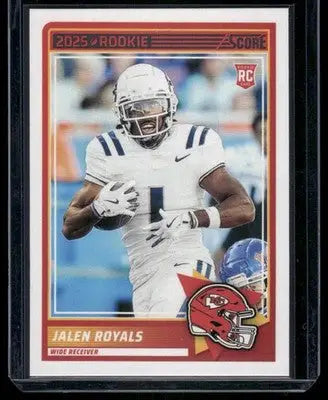 2025 Panini Score Rookie Jalen Royals #8 RC Football - Football Card Single