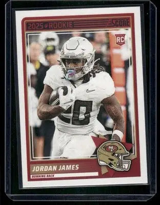 2025 Panini Score Rookie Jordan James #47 RC Football - Football Card Single