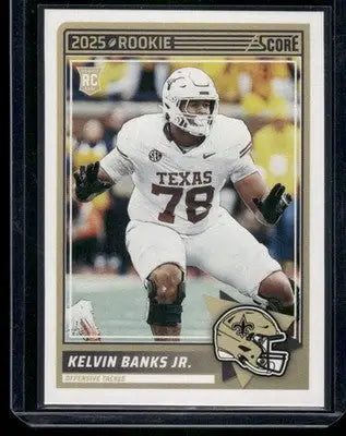 2025 Panini Score Rookie Kelvin Banks Jr. #23 RC Football - Football Card Single