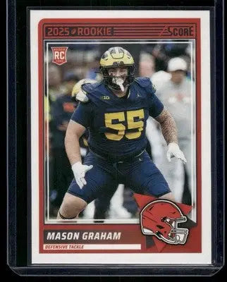 2025 Panini Score Rookie Mason Graham #22 RC Football - Football Card Single