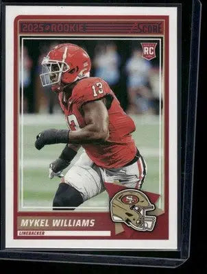 2025 Panini Score Rookie Mykel Williams #28 RC Football - Football Card Single