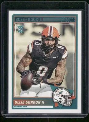 2025 Panini Score Rookie Ollie Gordon II #10 RC Football - Football Card Single