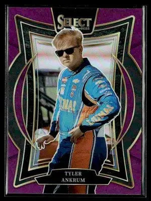 2025 Panini Select #11 Tyler Ankrum Purple Prizms #/199 - Racing Card Single