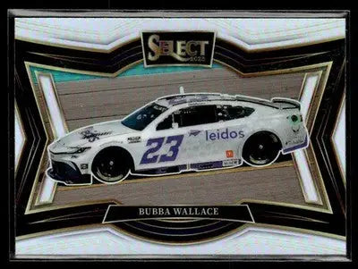 2025 Panini Select #166 Bubba Wallace Silver Prizms - Racing Card Single