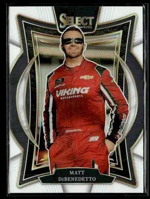 2025 Panini Select #19 Matt DiBenedetto White Prizms #/99 - Racing Card Single