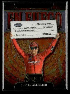 2025 Panini Select #2 Justin Allgaier En Fuego - Other