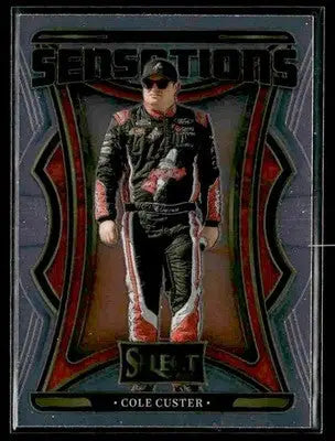 2025 Panini Select #22 Cole Custer Sensations - Racing Card Single