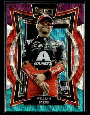 2025 Panini Select #61 William Byron Tri-Color Prizms - Other