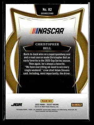 2025 Panini Select #82 Christopher Bell - Racing Card Single