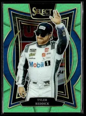 2025 Panini Select #87 Tyler Reddick Neon Green Prizms #/75 - Racing Card Single