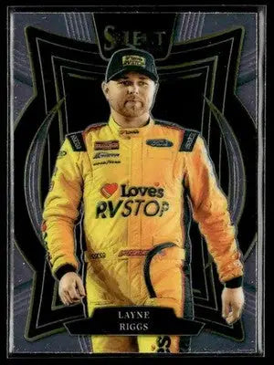 2025 Panini Select #9 Layne Riggs - Racing Card Single