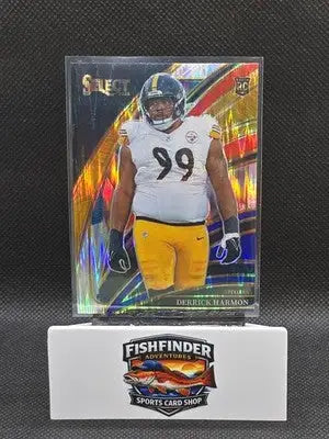 2025 Panini Select - Club Level Derrick Harmon #251 Red & Blue Shock Prizm (RC) - Football Card Single