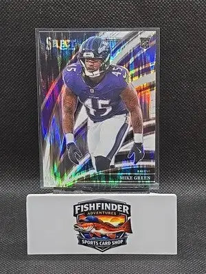 2025 Panini Select - Club Level Mike Green #260 White Shock Prizm /799 (RC) - Football Card Single